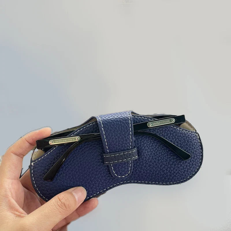 Women’s Leather Soft Glasses Case – Portable Sunglasses Protector Pouch Fashion Eyewear Storage Bag Accessory