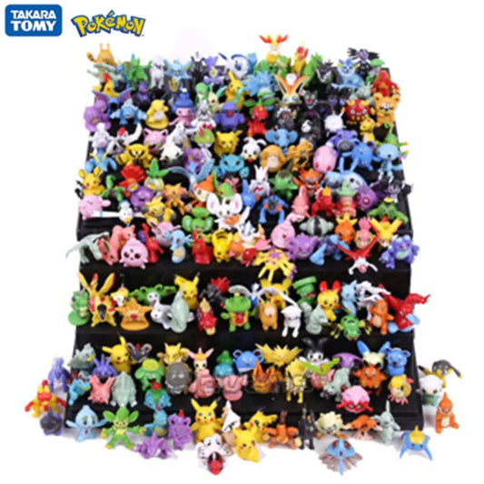 24-144Pcs Pokemon Anime Mini Figures – Pikachu Action Toys 2-3CM Kids Christmas Gifts