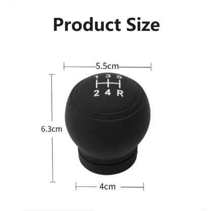 Universal Silicone Gear Shift Knob Cover – Dustproof, Waterproof, Nonslip Manual Shifter Protector