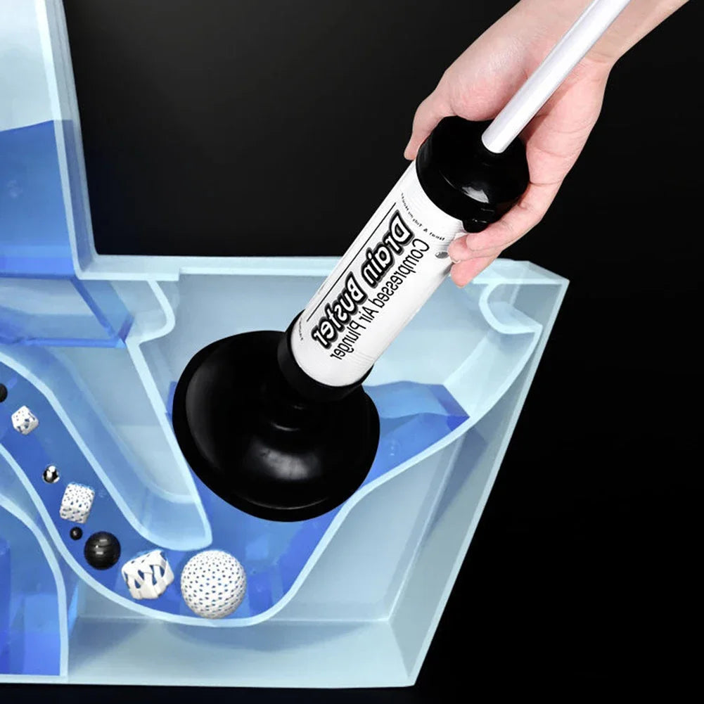 High Pressure Toilet Plunger – Anti-Clogging Suction Cup Drain Cleaner for Bathroom & Kitchen Sinks