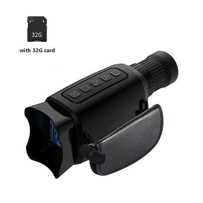 16X Night Vision Monocular - 1080P HD Infrared Digital Zoom Telescope for Outdoor Viewing