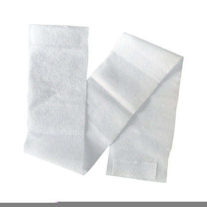 100pcs Disposable Spa Facial Headbands – Soft Non-Woven Stretch Hair Bands with Closure for Skincare & Beauty