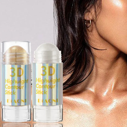 6-Color 3D Highlighter Stick – Face Brightening, Contour, Bronzer & Shimmer Concealer Cream