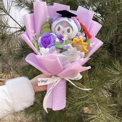 Cartoon Anime Plush Bouquet — Stich, Kuromi & Melody Toys for Kids’ Gifts