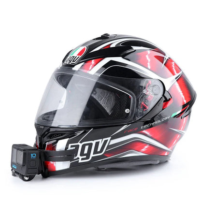 Motorcycle Helmet Chin Mount for Action Cameras – Full Face Holder for GoPro 13–8 & DJI Action 5/4