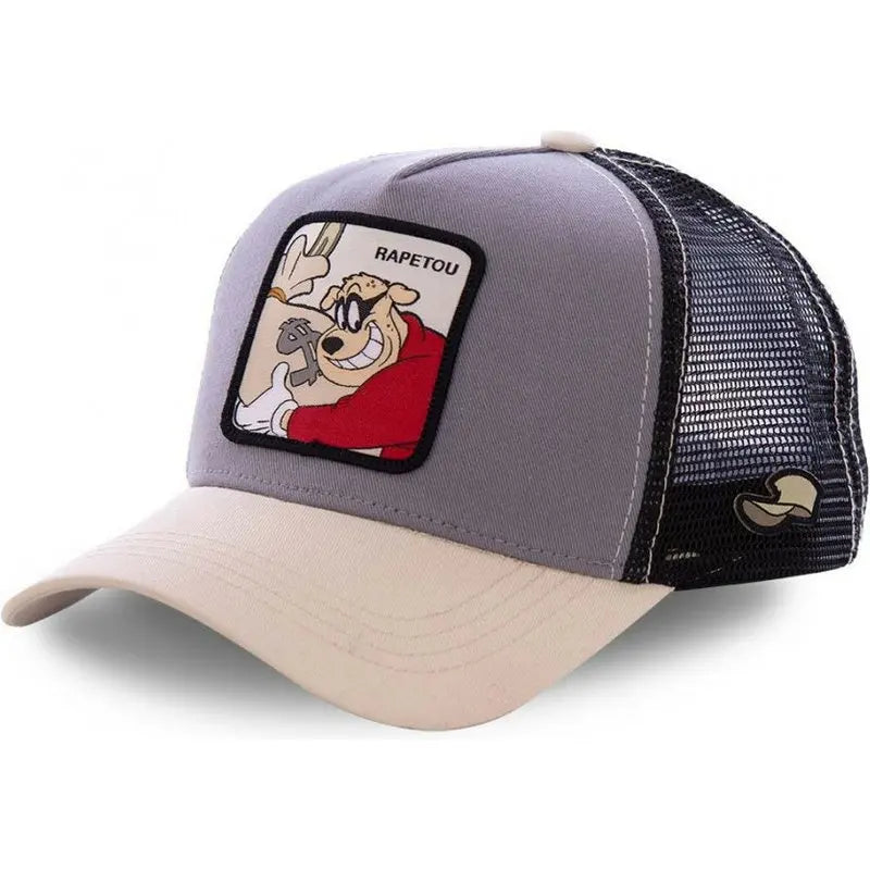 High-Quality Disney Anime Cartoon Snapback – Cotton Baseball Cap for Men & Women, Hip Hop Dad Hat, Trucker Mesh Hat