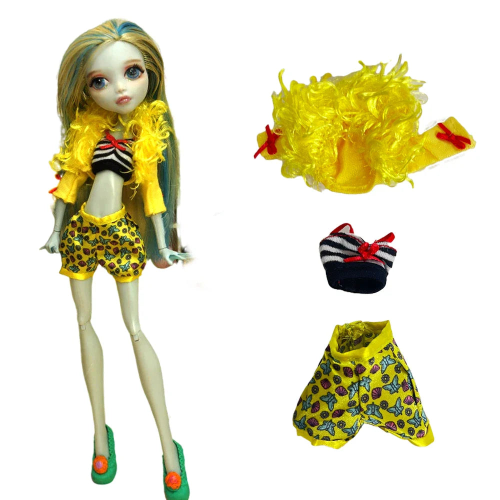 11-Inch Doll Clothes for 1/6 Dolls – Casual Dress & Fashion Outfits for 27 CM Girls' Dolls, DIY Toy Clothing