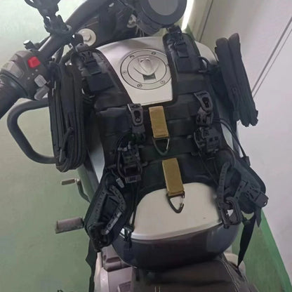 Universal Motorcycle Tank Bag Base - Multi-Purpose Off-Road Tank Vest Mounting Set