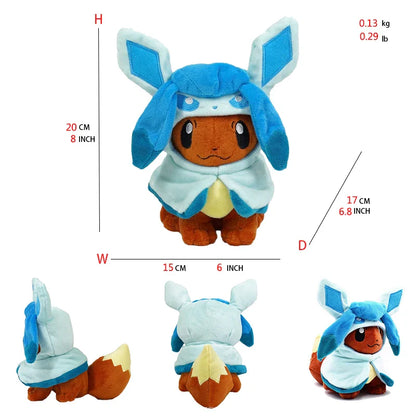 Eevee Evolution Plush Toys – Umbreon, Espeon, Jolteon & More Soft Stuffed Cartoon Collection