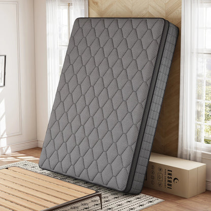 12-14 Inch Memory Foam Hybrid Mattress - Medium Firm Pocket Spring Bed Mattress with Pressure Relief & Cool Sleep for Twin, Full, Queen & King Beds