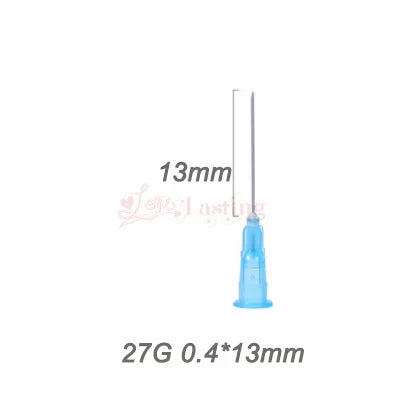 25pcs Disposable Sharp Needles – 18G to 34G Sterile Stainless Steel Tattoo & Hyaluronic Acid Needles
