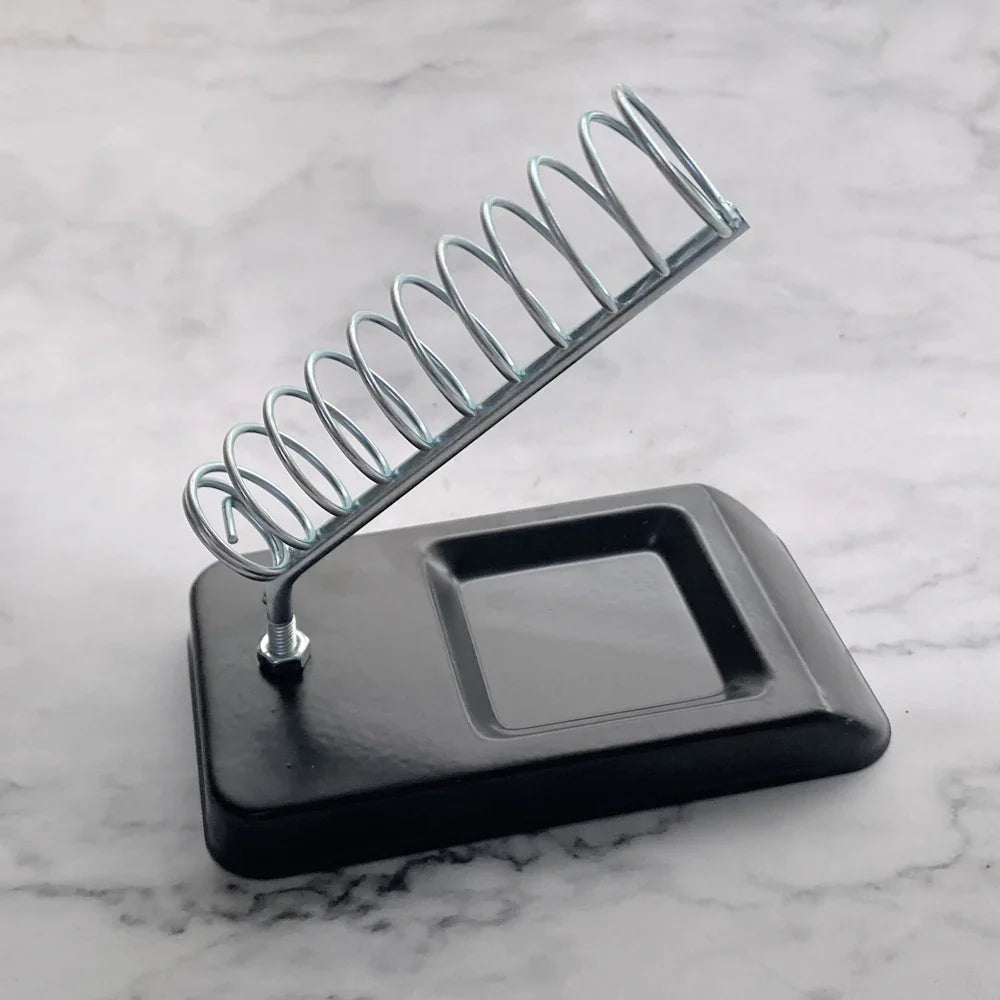 Portable Soldering Iron Stand Holder: Soldering Tin Stand with Welding Cleaning Sponge - Electric Soldering Iron Accessories