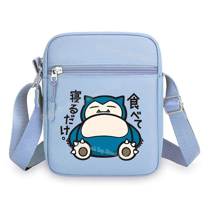 Pokemon Pikachu Cartoon Shoulder Bag – Large Crossbody Messenger Bag for Boys & Girls School Handbag