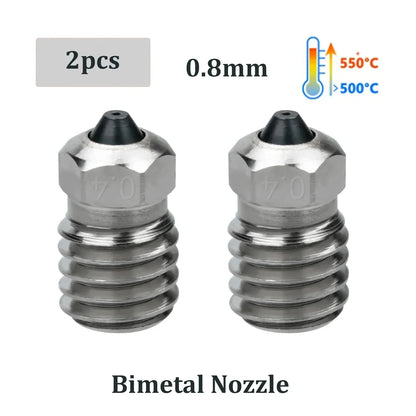 Flashforge Adventurer 5M/5M Pro Nozzle Kit - Quick Detachable Hotend Upgrade with Hardened Steel Printing Nozzle