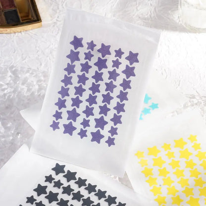 Colorful Star-Shaped PE Pimple Patches – Invisible Acne Spot Stickers for Skin Care and Makeup Concealer