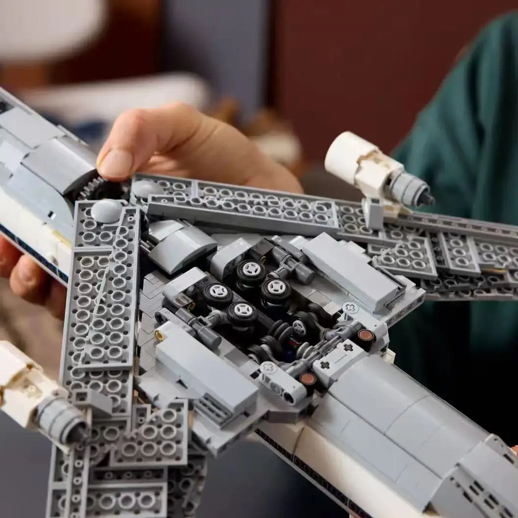 MOC 2417 Transport Aircraft Building Blocks – 10360-Piece Space Airplane Set for Kids