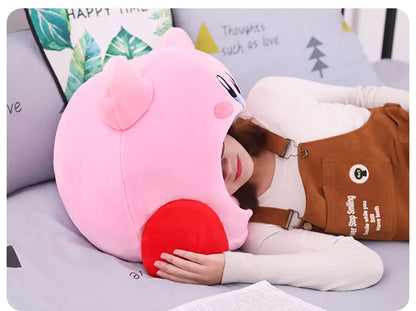Anime Games Kirby Plush Doll – Soft Nap Pillow, Kawaii Pet Cat Nest & Stuffed Toy Bed, Cute Gift for Kids