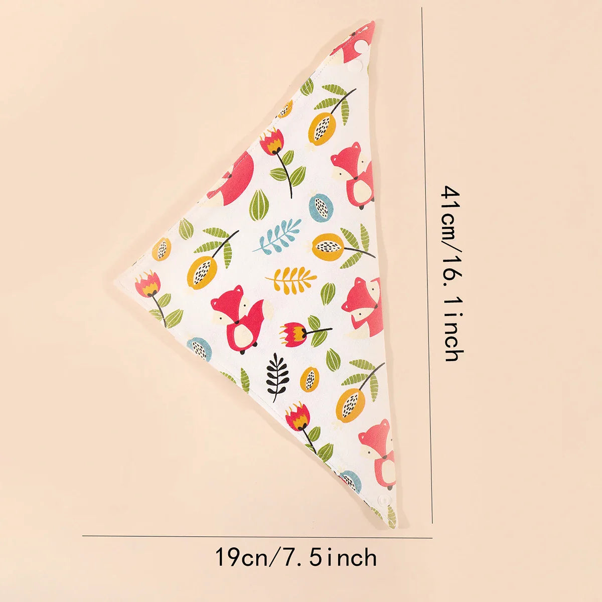 5PCS Baby Saliva Towels – Triangle Cotton Bandana Bibs, Waterproof and Absorbent Scarf for Newborn Boys & Girls