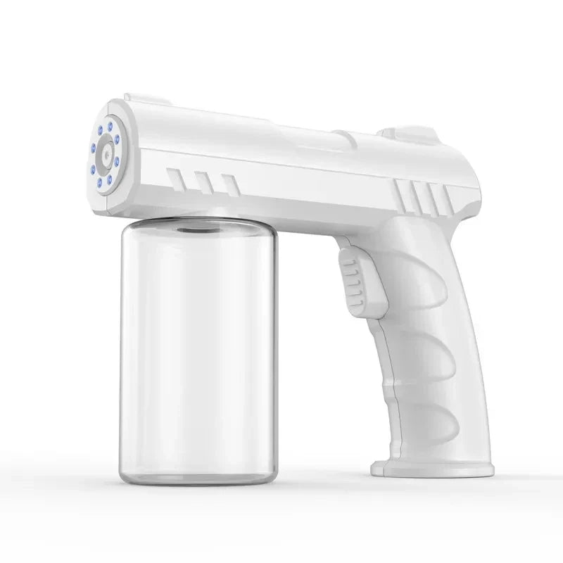 280ML Nano Blue Light Spray Gun - Wireless USB Electric Atomizer Mist Sprayer For Barber Aftershave Garden Disinfection