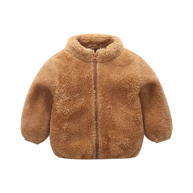Kids Winter Coats 2024 - New Warm Fleece Jacket for Boys & Girls, Autumn & Spring Outerwear for Children