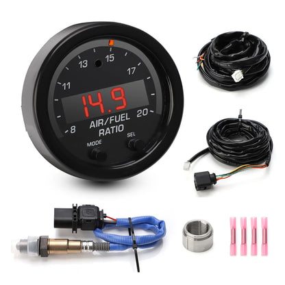 CNSPEED Car O2 Air Fuel Ratio Gauge Kit – EM 30-0300 X-Series Wideband LSU 4.9 Oxygen Sensor for Car