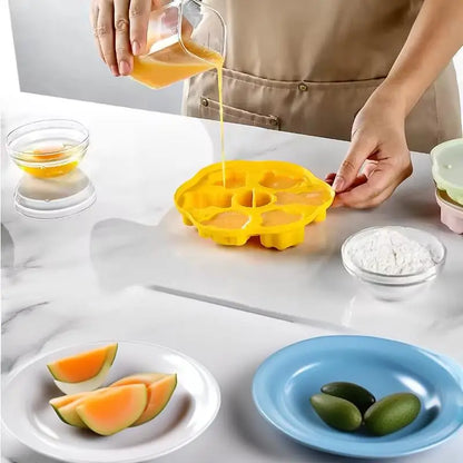 Silicone Baby Food Cake Mold – Heat Resistant Steaming, Boiling & Air Fryer Safe Complementary Food Kitchen Accessory
