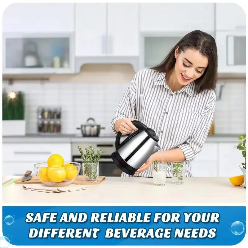 1500W Stainless Steel Smart Kettle – Whistle Kettle for Tea, Coffee, Samovar & Thermo Pot Gift
