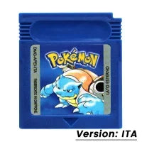 Pokemon GBC Game Cartridge — Red, Blue, Crystal, Gold, Green, Silver, Yellow 16-Bit for GB/SP