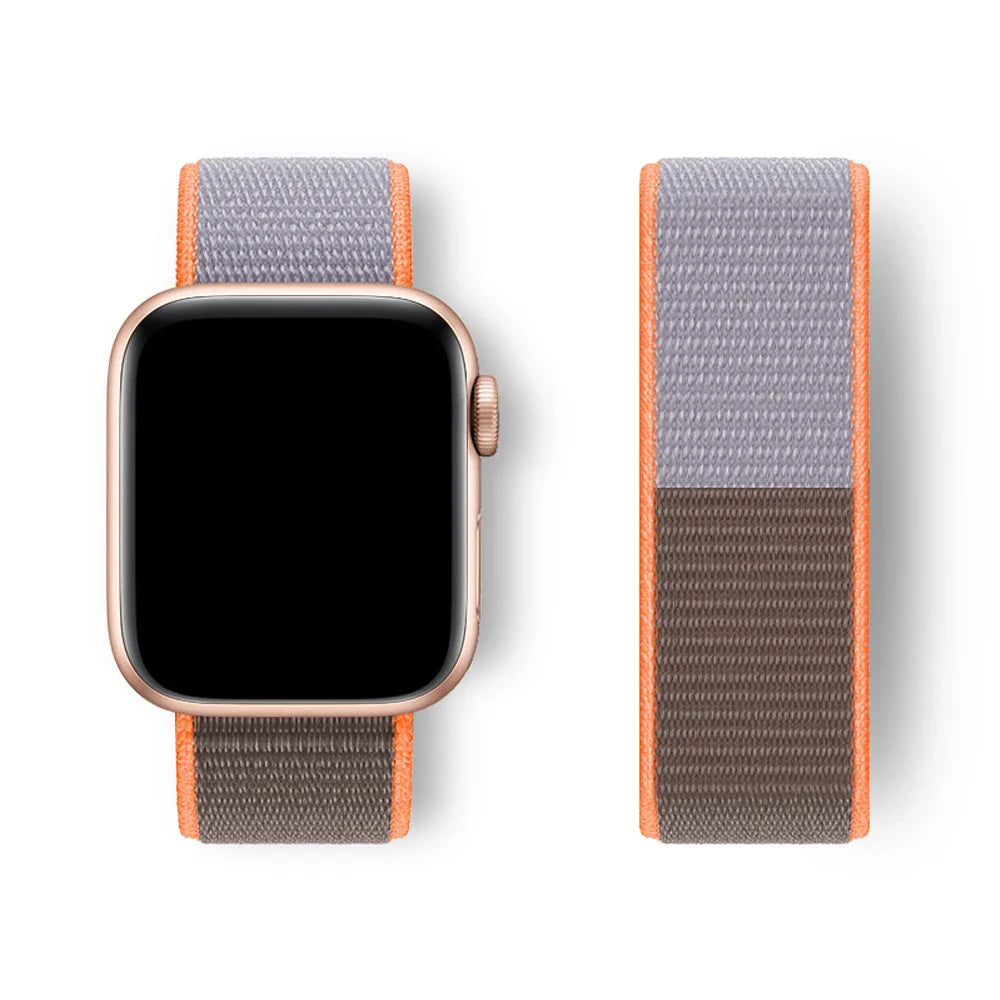 Sport Loop Strap for Apple Watch Band 40mm–49mm – Compatible with Series 3–10, SE & Ultra Adjustable Bracelet