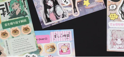 MINKYS 45 Sheets Retro Decorative Stickers – Laptop, Kpop, Toploader, Photocard Sticker Book, Kids Gift & School Stationery