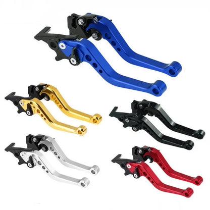 Universal Alloy Motorcycle Brake & Clutch Lever Handles — CNC Modified Pair for Motorbike Adjustment