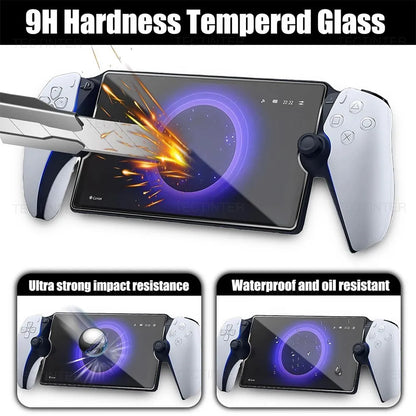 2-Pack Tempered Glass Screen Protector — Anti-Scratch Protective Film for Sony PlayStation PS5 Portal Handheld
