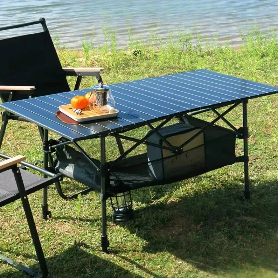 Outdoor Picnic Table with Carrying Bag – Lightweight Portable Folding Desk for Camping & Self-Driving Trips