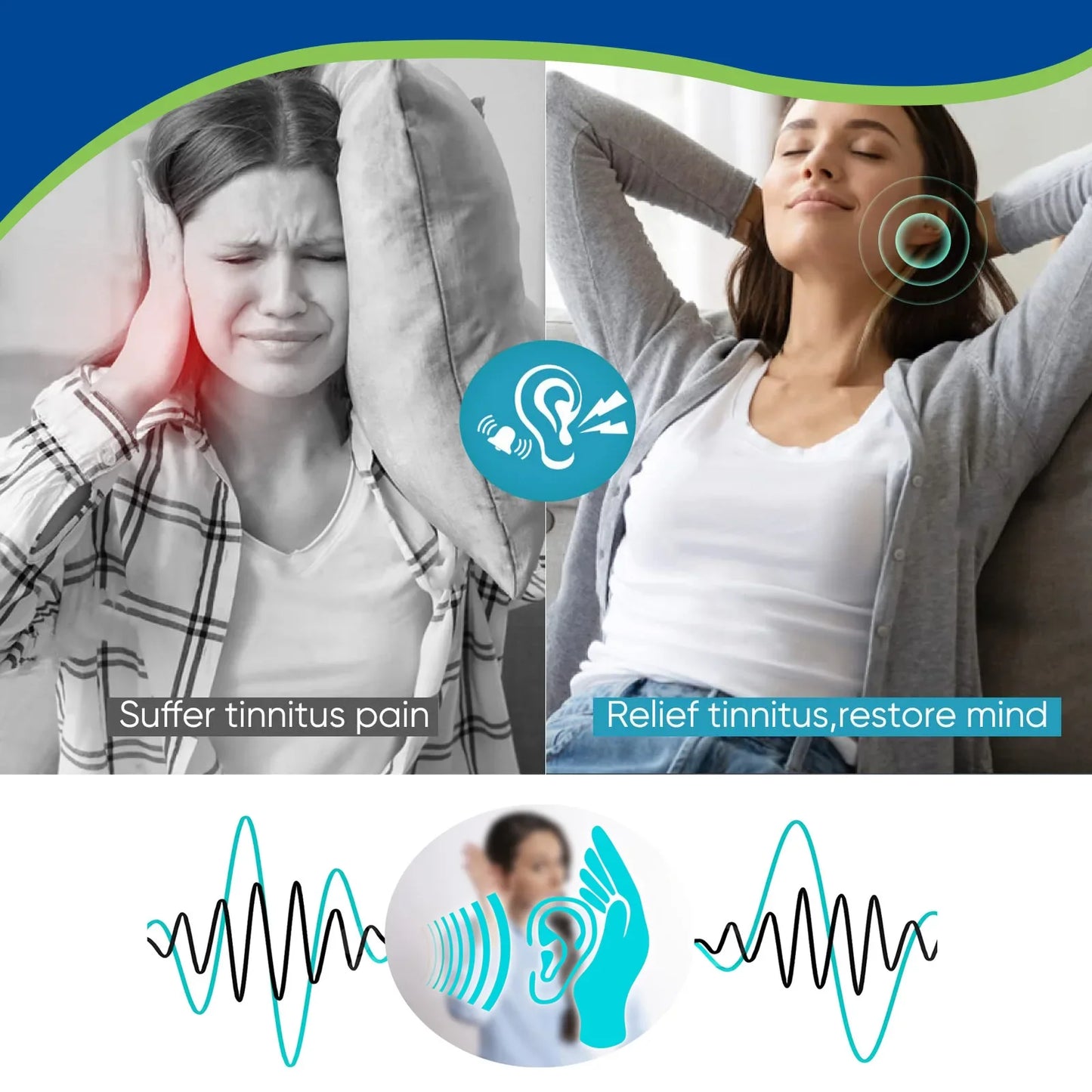 Portable Tinnitus Relief Clip: Magnetic Ear Clip for Clearing Earwax & Alleviating Discomfort - Hearing Aid Alternative
