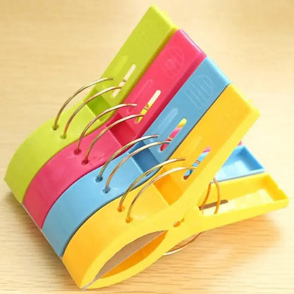 2026 New Beach Towel Clips - 4/20pcs Plastic Quilt Pegs & Laundry Clips for Sunbed, Lounger, Home & Bathroom Organization