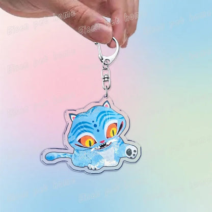 Kpop Demon Hunters Huntrix Saja Boys Keychain Bag Charm Rumi Zoey Jinu Ramen Keyring Fans Gift