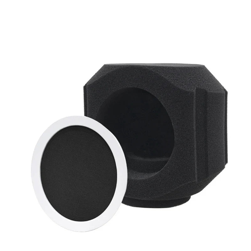 C5 Microphone Windshield — Acoustic Filter Sponge for Professional Condenser Mic Studio Soundproofing