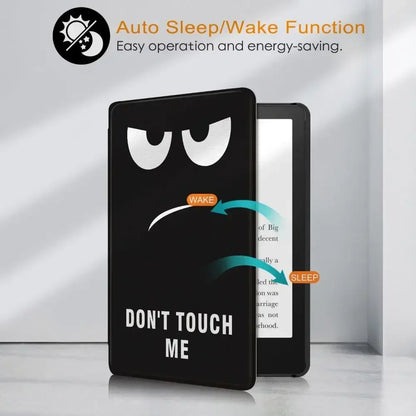 6" Kindle 11th Generation 2024 Case | PU Leather Ebook Cover with Hand Strap & Auto Wake Sleep