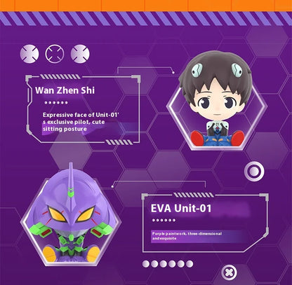Evangelion Mini Sitting Series Blind Box – Anime Figure Collectible Decoration & Custom Gift