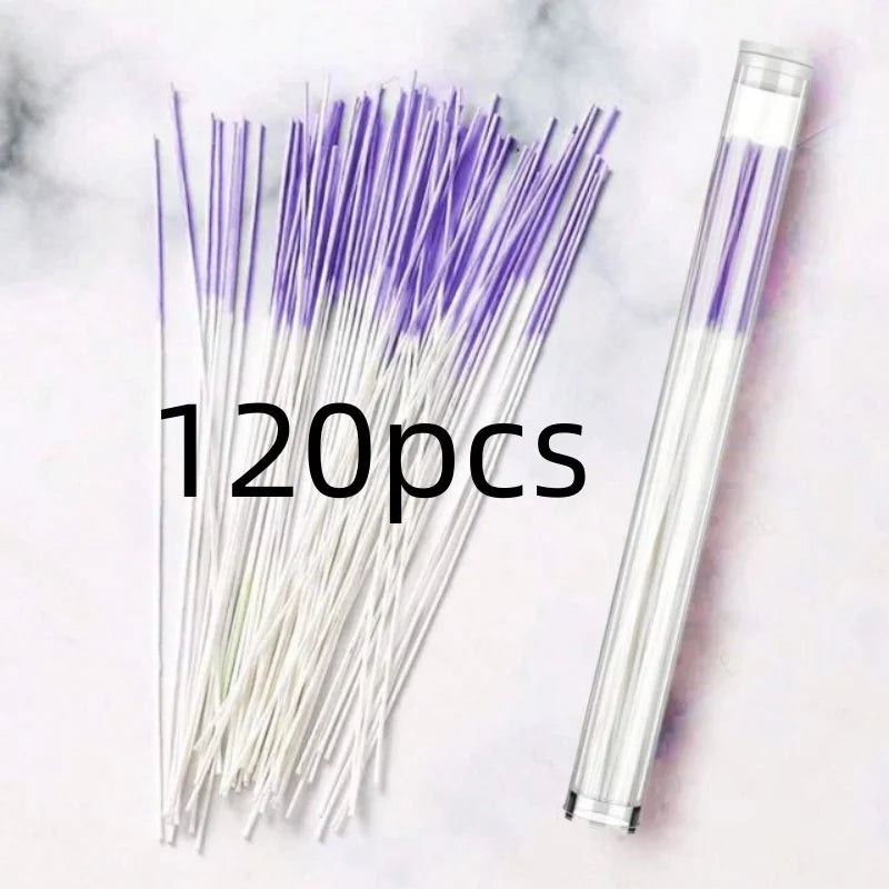 120/60pcs Ear Piercing Cleaning Tools – Disposable Ear Hole Cleaner Paper for Dirt & Odor Removal