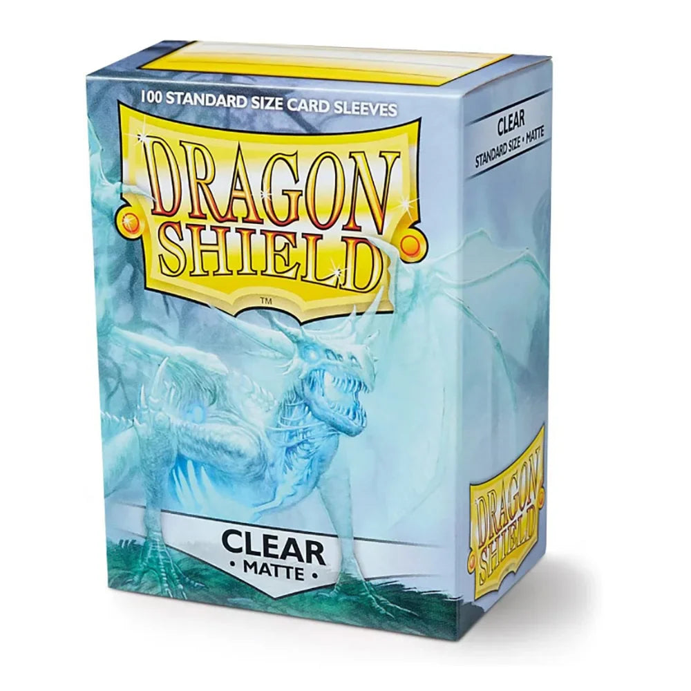 100PCS Dragon Shield Card Sleeves Box — Multicolor Matte Protectors for TCG, PTCG & Board Games