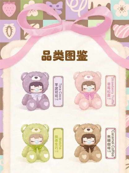Hot Genuine Colorful Chocolate Cutie Bears Series Blind Box – Kawaii Doll Mystery Anime Figure for Kids & Festival Gifts