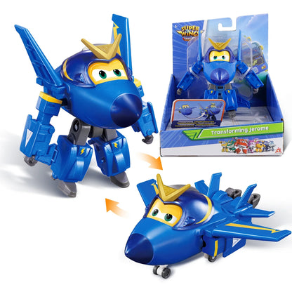 Super Wings 5-Inch Transforming Airplane Robot Figures – Jett, Dizzy & Donnie Deformation Action Toys for Kids Gift & Play