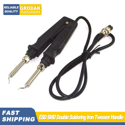 GORDAK 902 BGA Rework Soldering Station with Dual Heating Tweezers — Electric Desoldering Iron Tool