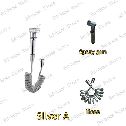 Handheld Bidet Spray Gun – Portable High-Pressure Cleaning Set for Bathroom, Women’s Washing & Toilet Hygiene