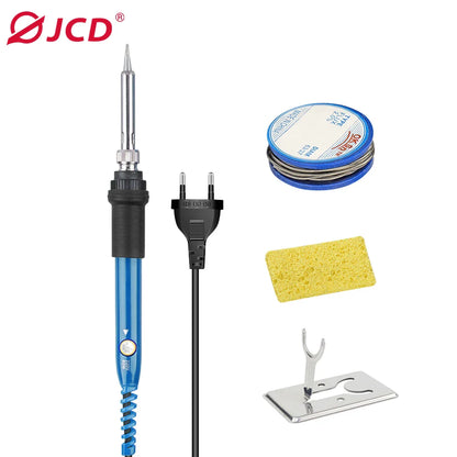 JCD 60W/80W Electric Soldering Iron – Adjustable Temperature with Digital Display for Welding & Repair