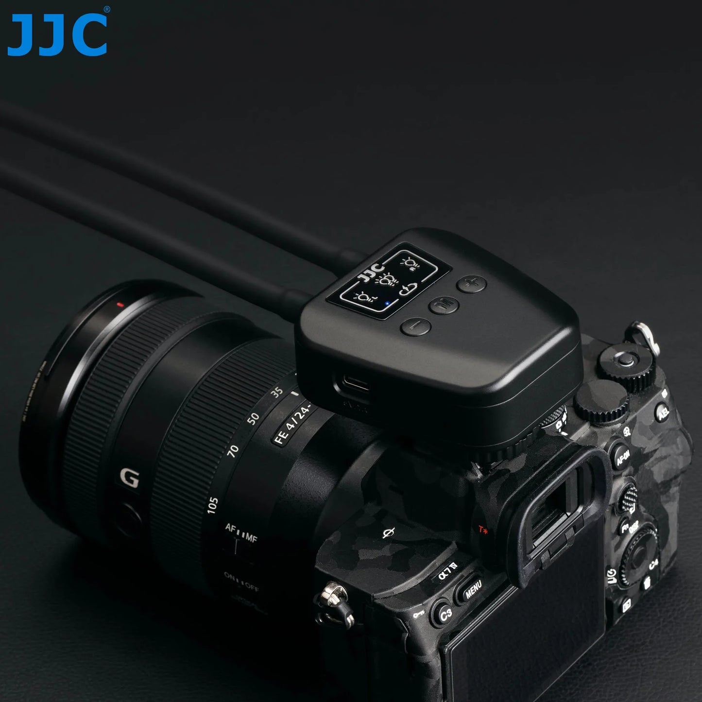 JJC LED Macro Arm Light — 10-Level Adjustable Brightness for Macro Photography, Compatible with Canon, Nikon, Sony, Olympus, Fujifilm DSLR