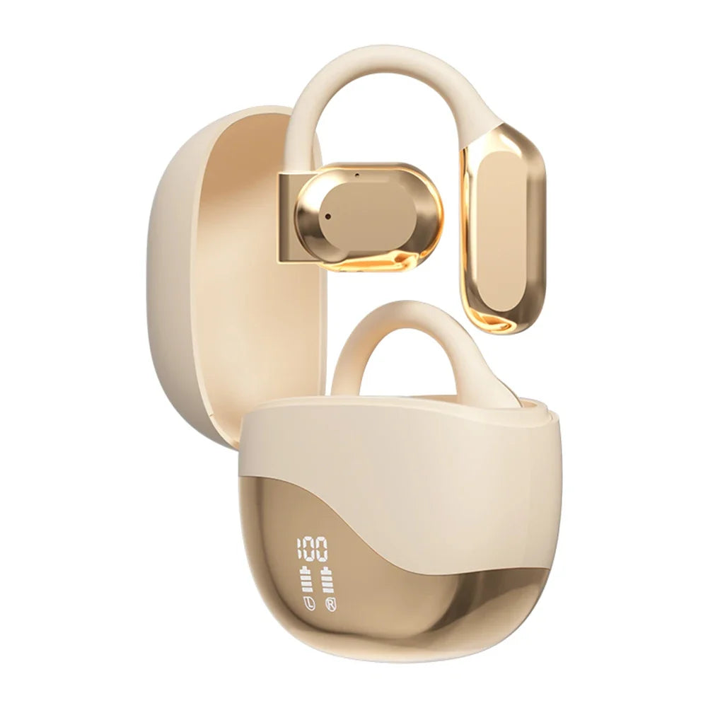 Wireless Bluetooth Translation Earbuds - Real-Time AI Translator Headphones with 140 Language Support for Travel & Business