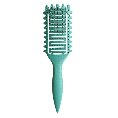 Curl Define Styling Brush - Hollow Detangling Hair Comb for Wet & Curly Hair Shaping