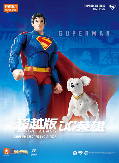 Blokees 2025 David Superman Action Figure – Classic Assemble Toy Model for Kids’ Collection & Gift
